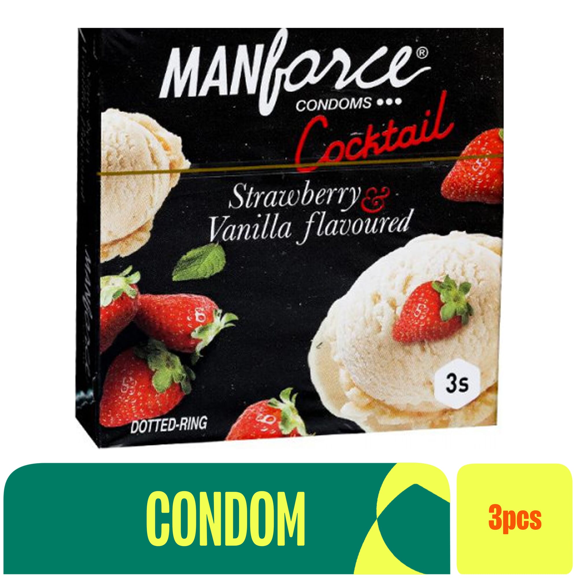 Manforce wild Condoms Chocolate (Pack of 4)