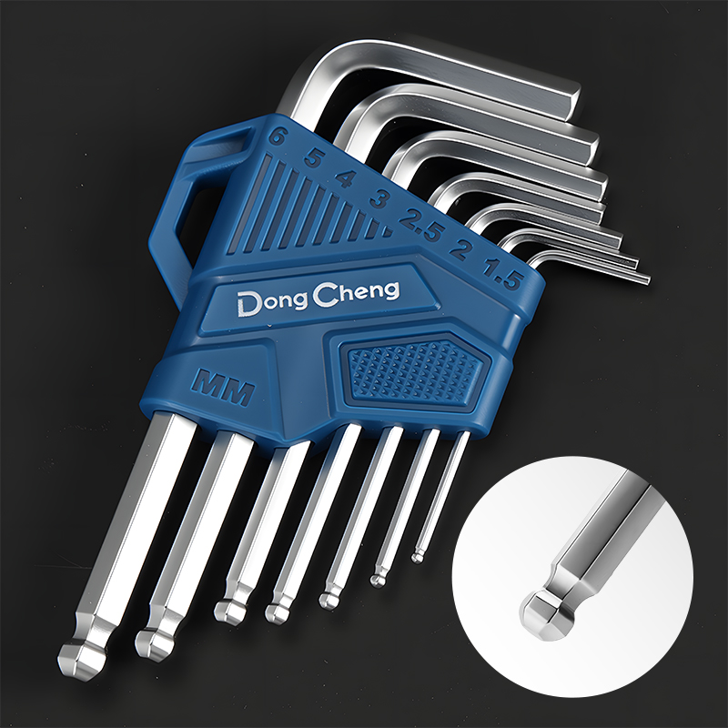 7 PCS Allen Key Sets Hexagon Spanner Universal Hex Wrench Screwdrivers Six-Lens Ball Keys Hand Tools for Bicycle Repair