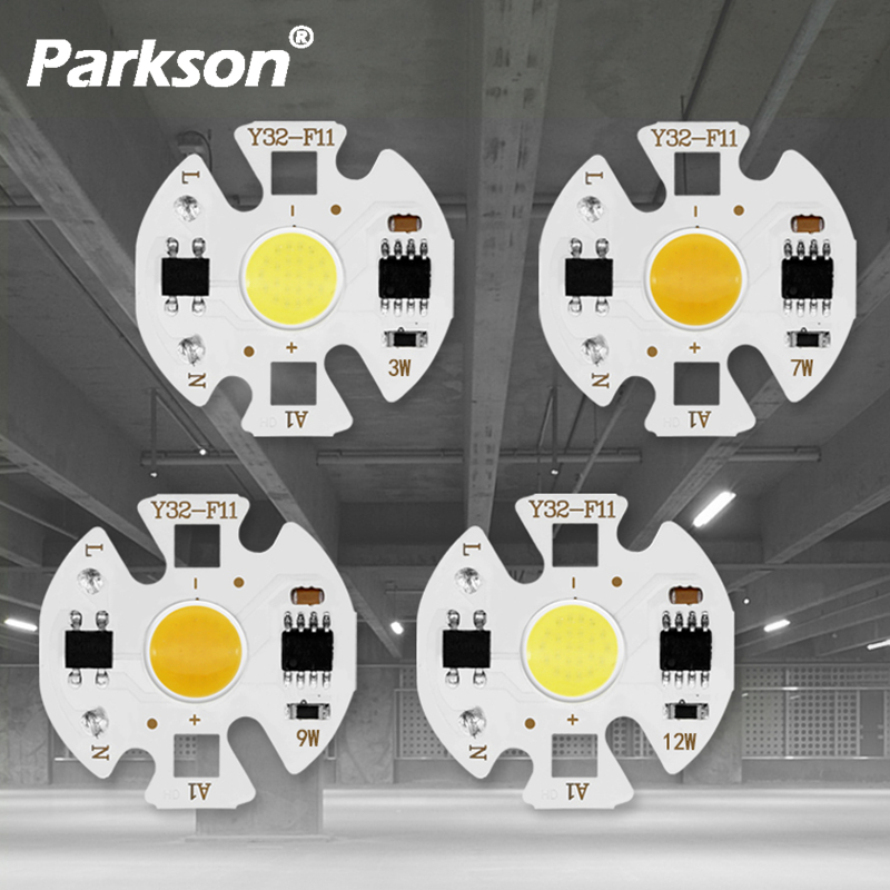 4PCS Y32 COB LED Chip 12W 9W 7W 5W 3W LED Lamp AC 220V Matrix For Floodlight Spotlight No Need Drive Projector Light Bulb Beads