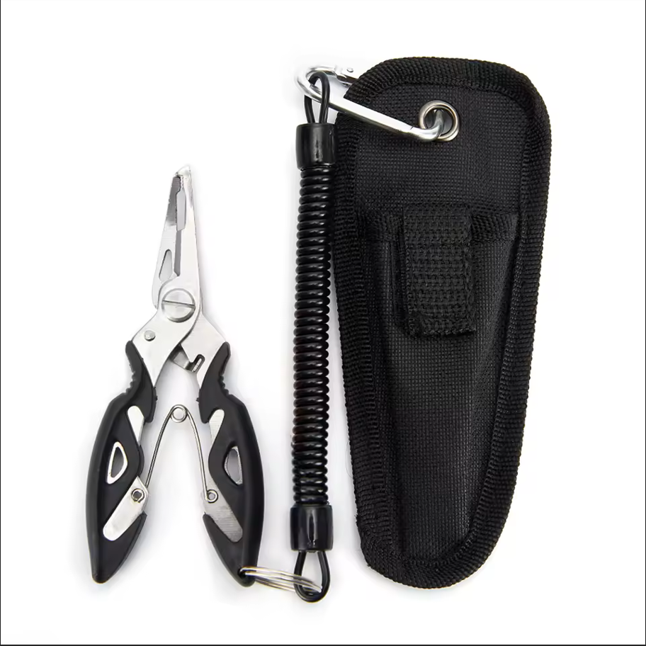 Fishing pliers, scissors, braided line, bait cutter, hook removal, fishing gear, fishing pliers, multifunctional scissors set