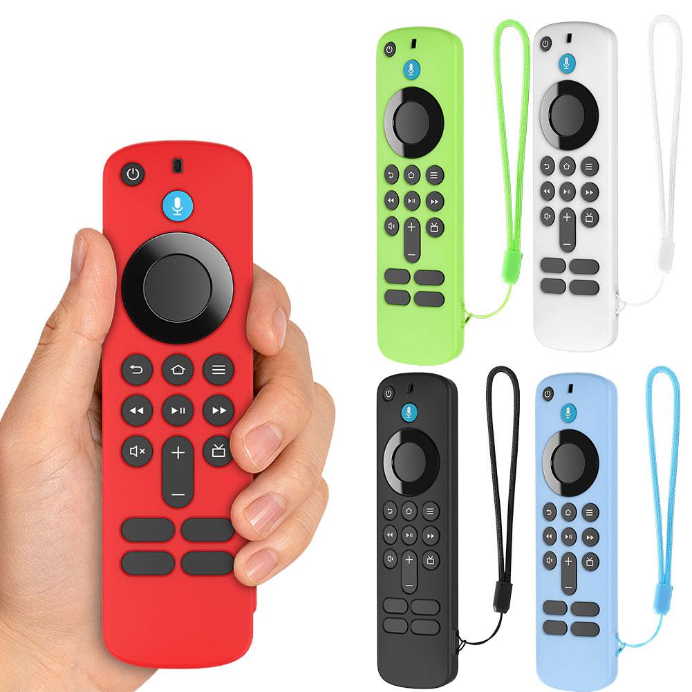 Soft Silicone Case Protective Cover Skin for Fire TV Stick 4K TV Stick Remote Control Smart TV Shockproof Cover Sleeve