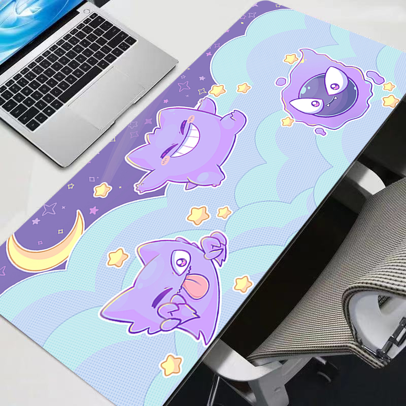 Mouse Pads Kawaii G-gengar Gaming Accessories PC Computer Mouse Padss Keyboard Gamer Desk Mat alfombrilla xxl Mousepad