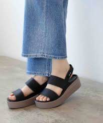 Crocs LiteRide Women’s Mid Wedge Comfy Sandals