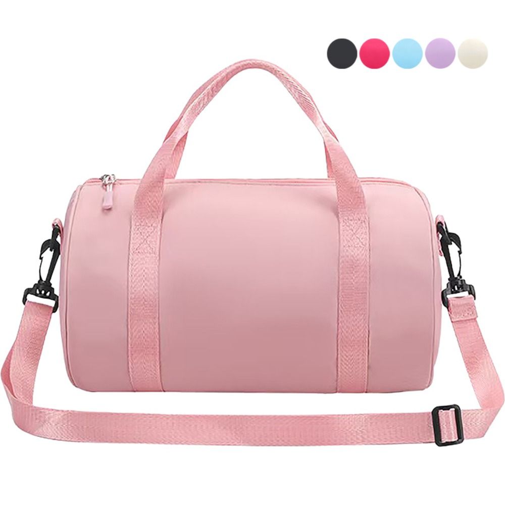 Portable Mini Gym Bag Solid Color Waterproof Sports Bags Large Capacity Lightweight Yoga Bag for Women