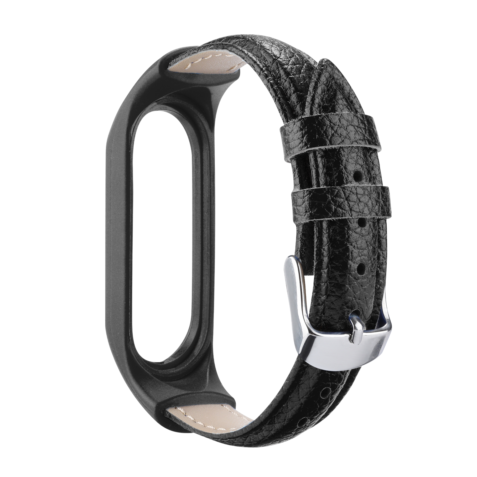 Strap for Xiaomi Mi Band 7 6 5 4 3 for Mi Band 5 Bracelet Leather Wrist Mi Band 6 Strap Wristbands Pulseira Smart Accessories Bles Online DZ-38D-03