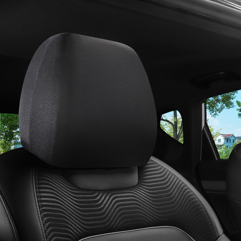 1PC Universal Elastic Car Seat Headrest Cover Anti-Dirty Protective Modified Car Interior Accessory for Lorry Sedan