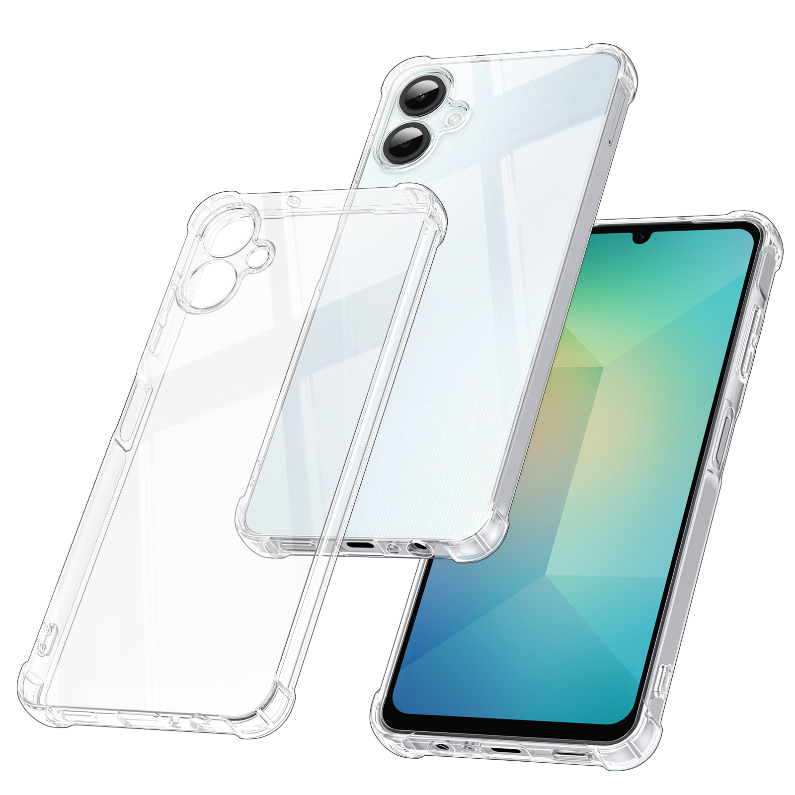 Crystal Clear Case For A06 4G Soft TPU Protective Phone Case Ultra Thin Shell Fundas For A06 Cover
