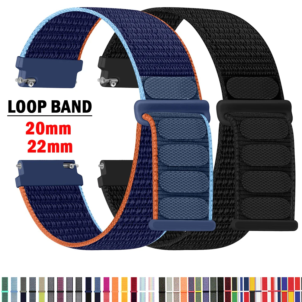 20mm 22mm Sport Strap For Samsung Galaxy Watch 7-FE-6-5-pro-4-Classic band 40mm 44mm silicone bracelet huawei watch GT 5/4/3/2