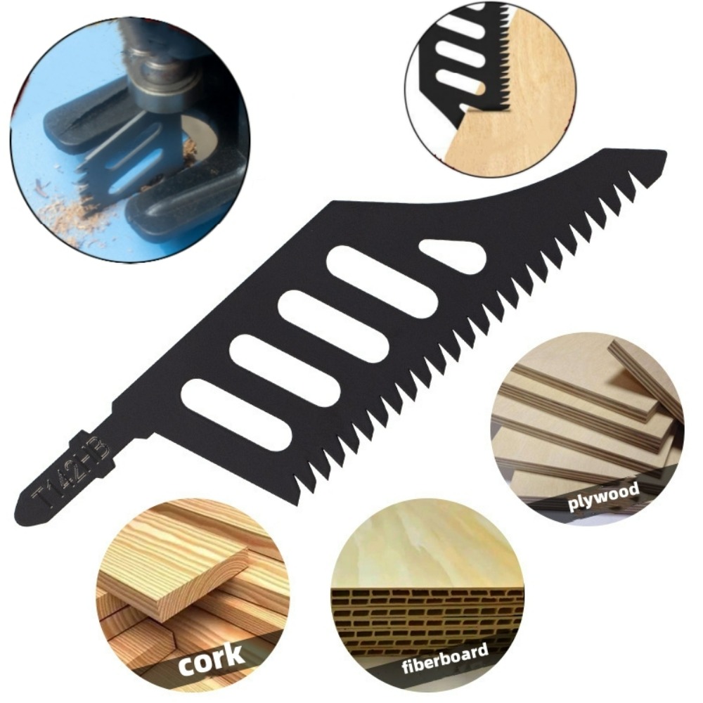 Explosion Proof Edge Woodworking Irregular Curve Saw Blade Fine Coarse Teeth for Wood Aluminum Tight Spaces Precision Cut Tool