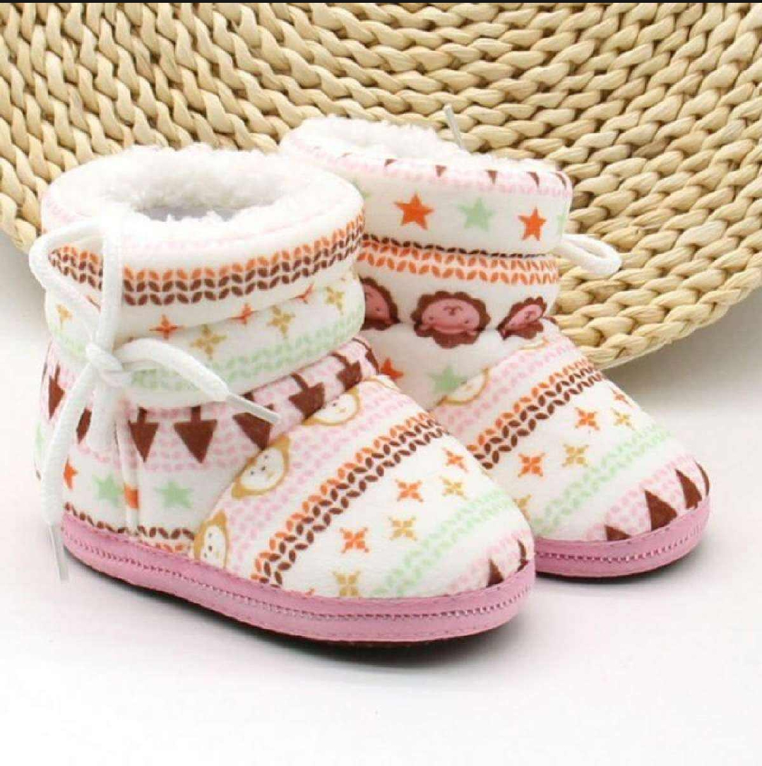 2 pairs of Winter Fur Shoes for Baby