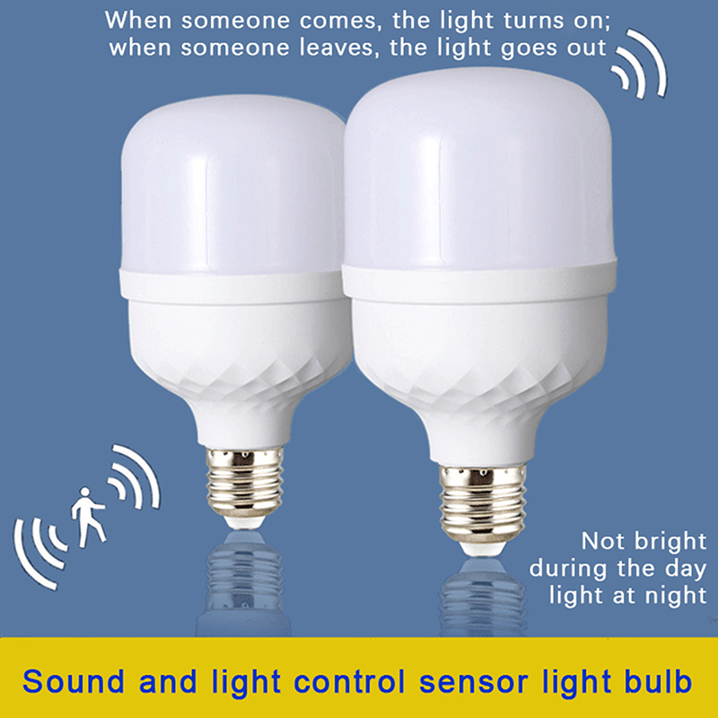 Auto ON/OFF Induction Bulb Sensor Automatic Motion Sensor LED Lamp Bulb Smart Voice-activated Bulb 220V Energy Saving Light lightify