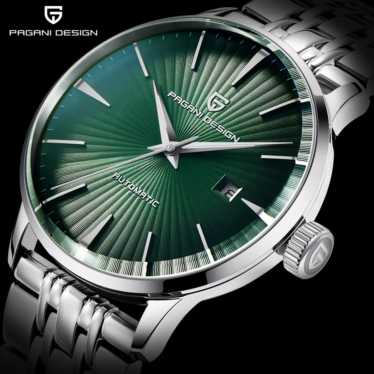 PAGANI Design New Top Brand Men's Watch Fashion Sports Stainless Steel Top Brand Mechanical Automatic Men's Watch Waterproof - image 1