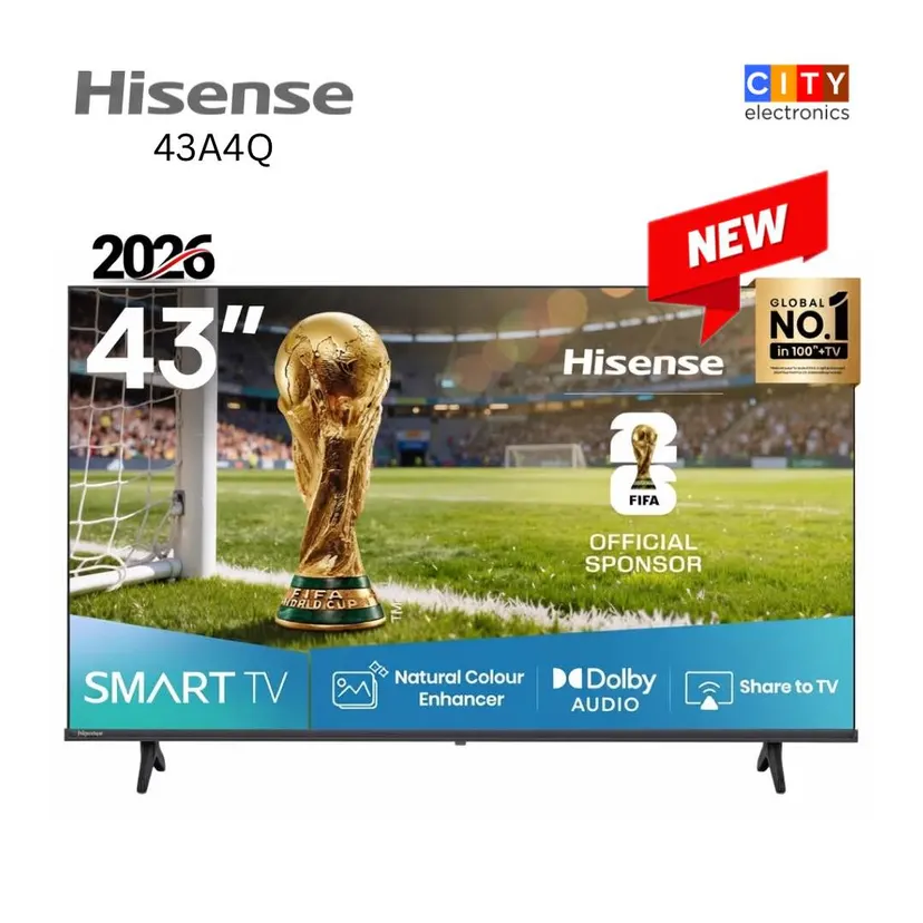 Hisens 43 inch Full HD Smart TV 43A4Q (2026)