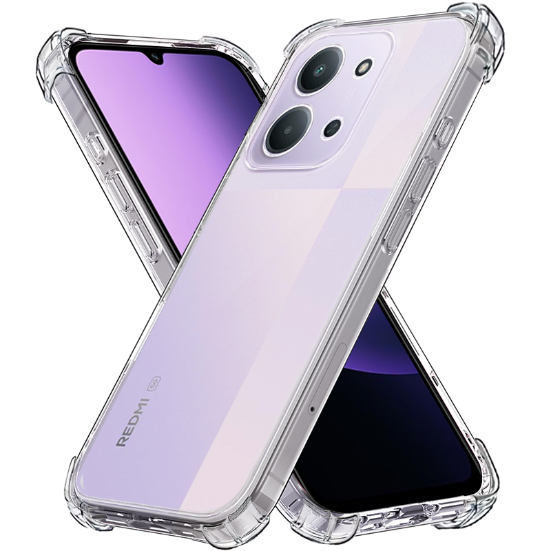 Ultra Thin Clear Phone Case For Xiaomi Redmi 15C 14C 13C 12 14R 13R A5 A1 Plus + A2 A3 A3x A4 13 14 15 R 5G 4G Soft Transparent