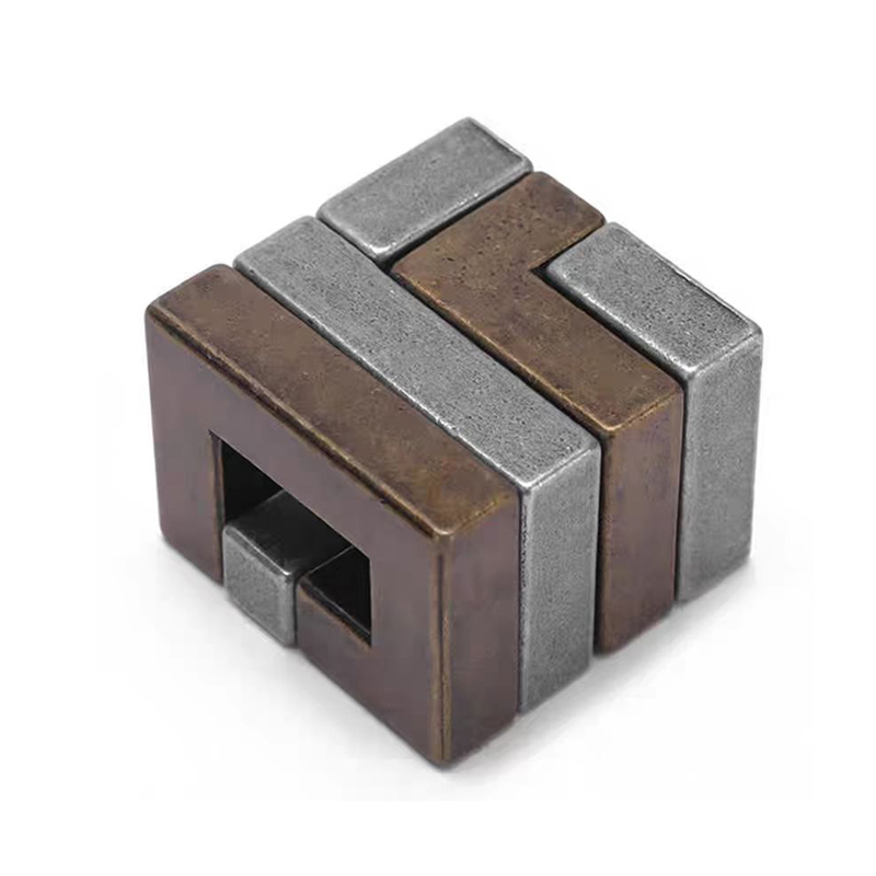 Magic Difficult Brain Teaser IQ Test Metal Puzzle Toy Mind Challenge Unlock Interlocking Educational For Kids Boys Girls
