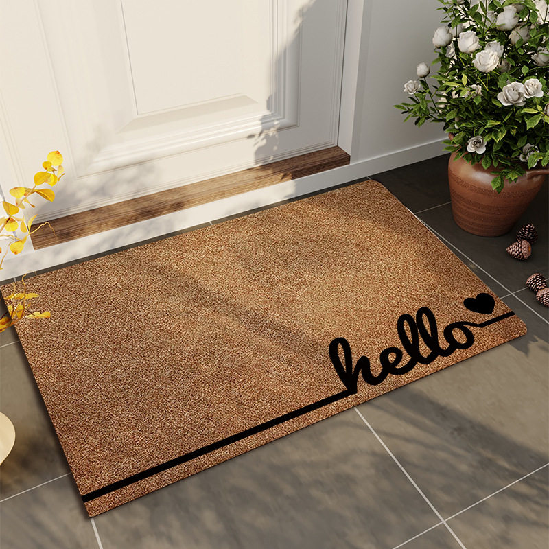 VIKAMA Fun Cat Door Mat, Non Slip And Durable Entrance Carpet, "Welcome Madafakas" Porch And Home Decor