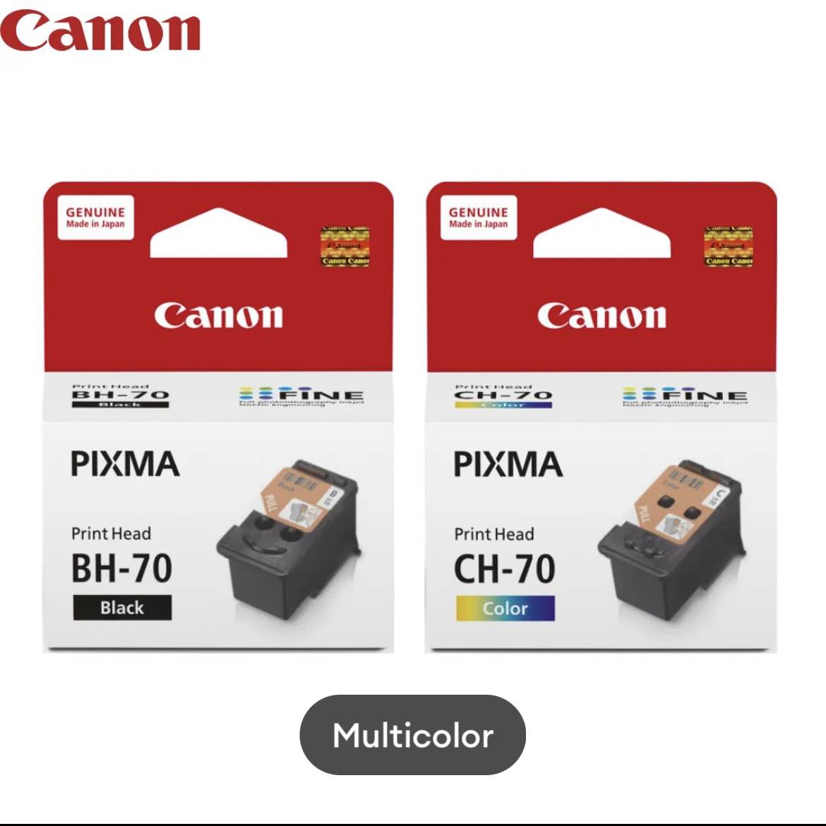 Canon BH-70 black and CH-70 colour print head for G3020/G2020/G3060/G1020 printers