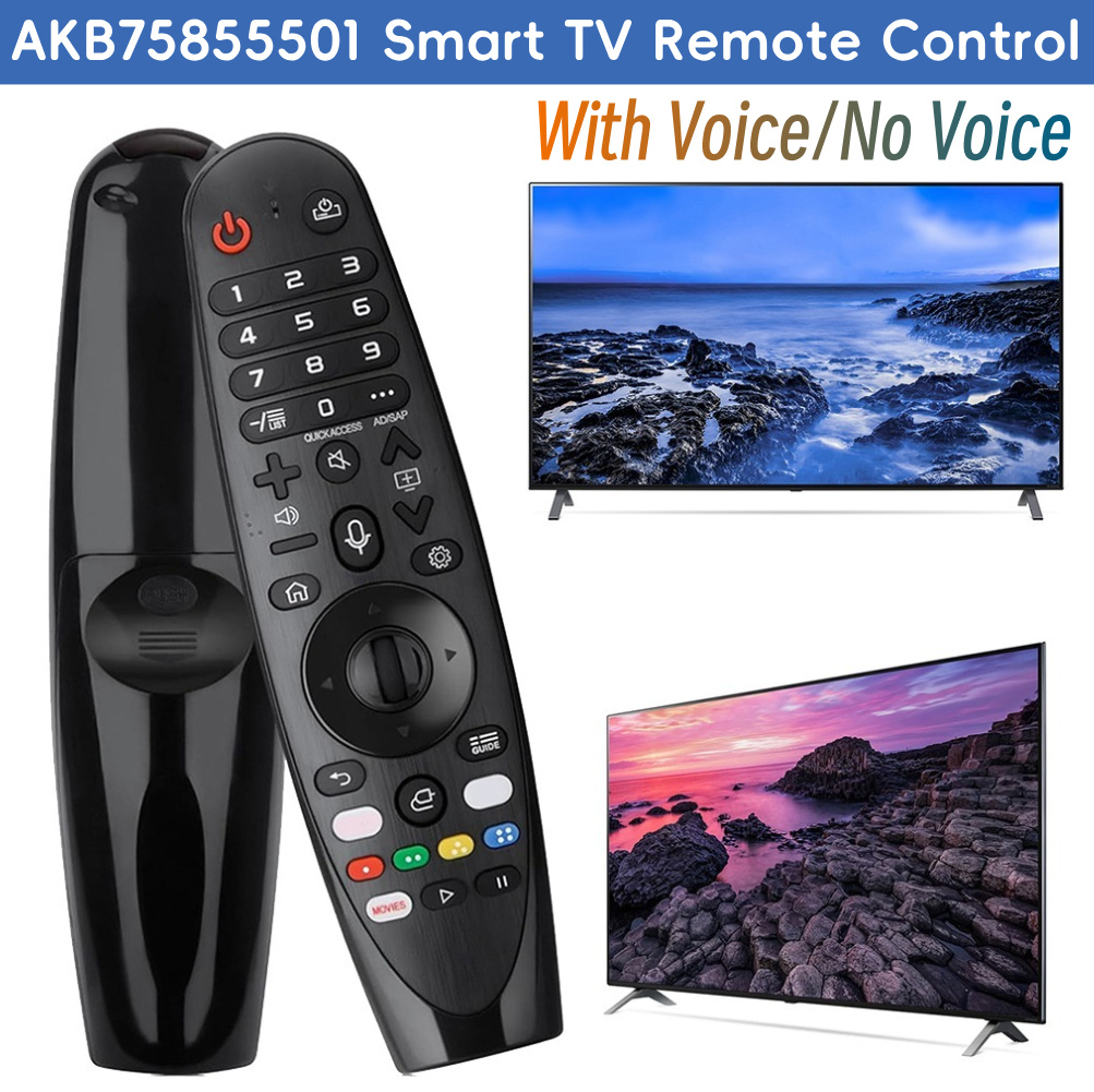 New AKB75855501 Smart TV Remote Control with Voice and Pointer Function for Smart TV IR Remote 4K 8K UHD OLED NanoCell
