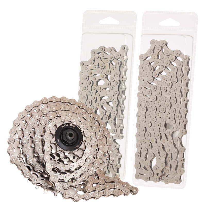 Single 6 7 8 9 10 11 12 Speed MTB Bicycle Silver 24/27/30/33 Chains Part Missing Link Mountain Bike Chain
