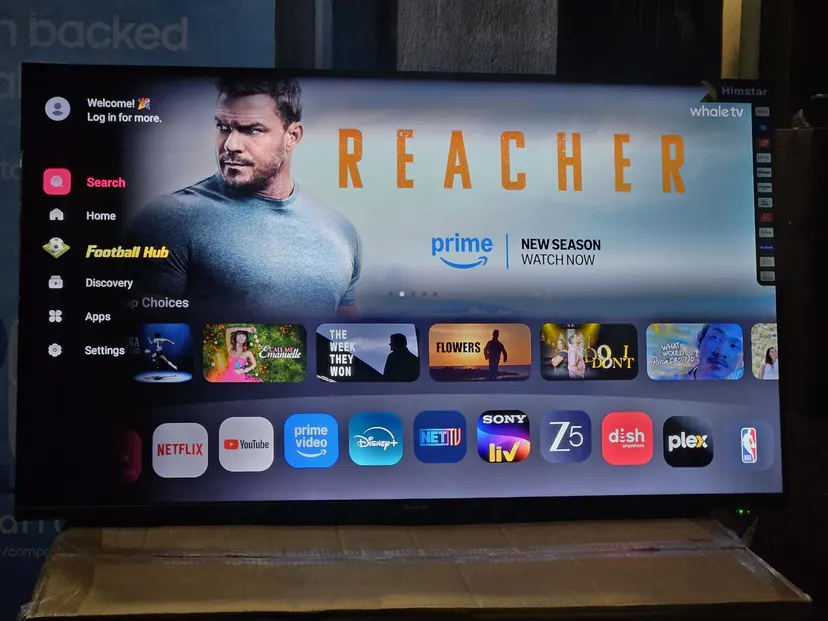 Himstar 4K UHD 43" Smart Tv With Voice Remote, 5G wifi