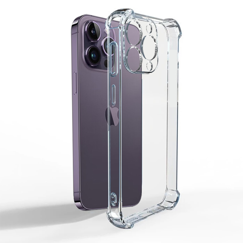 Snowflake Christmas Tree Phone Case for iPhone 16 Pro Max 15 14 Plus 13 12 11 Pro Max 7 8 XR X XS SE2 Shockproof Clear Cover