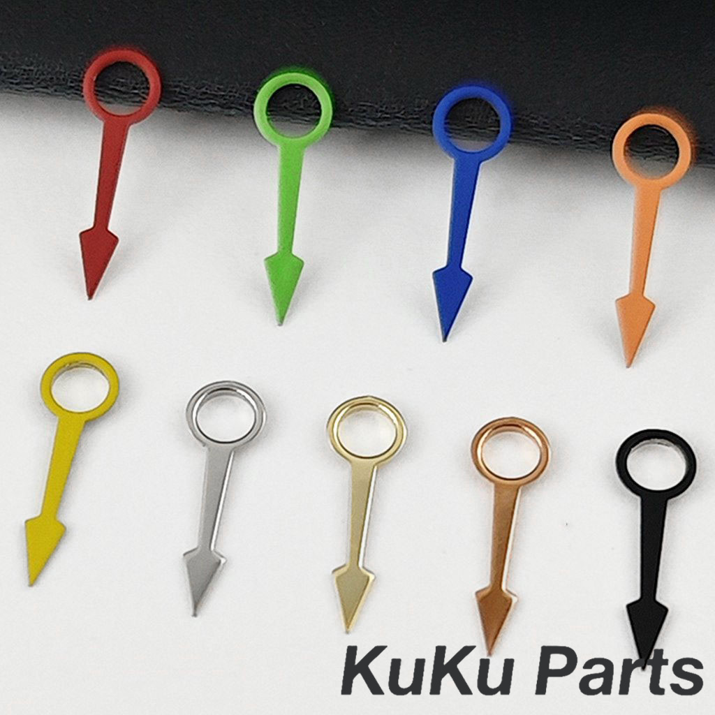 NH34 GS 8.5MM Watch Hands NH34 Pointers GMT Hands For NH35 NH34A 4R34 Movement Mechanical Watch Accessories Parts No Luminous