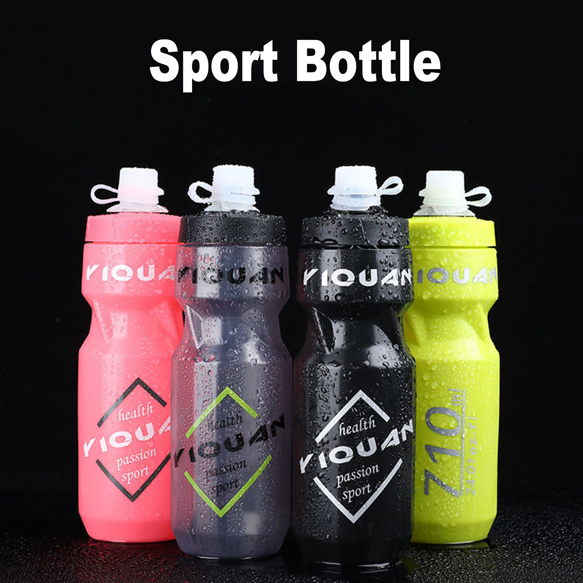 1PC 710ml Bicycle Bottle MTB Road Bike Water Bottle Outdoor Sports PP Polypropylene Portable Large Capacity Drink Cycling