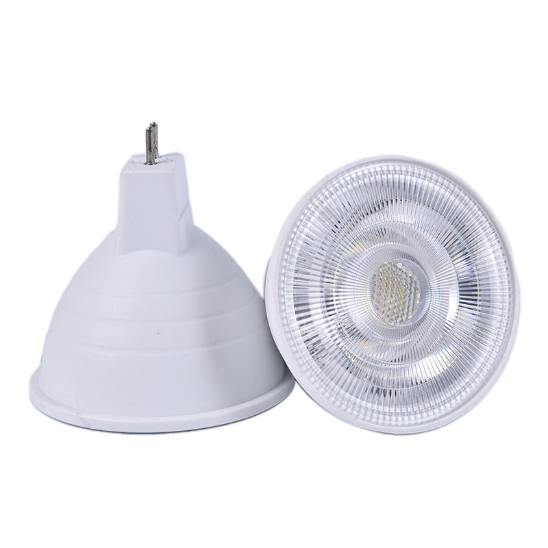 1PC 220V White Lamp Down Light Dimmable GU10 COB LED Spotlight 6W MR16 Bulbs Light