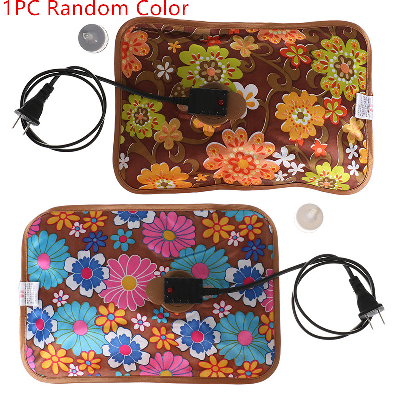 1PC Rechargeable Electric Hot Water Bottle Hand Warmer Heater Bag For Winter Random Color