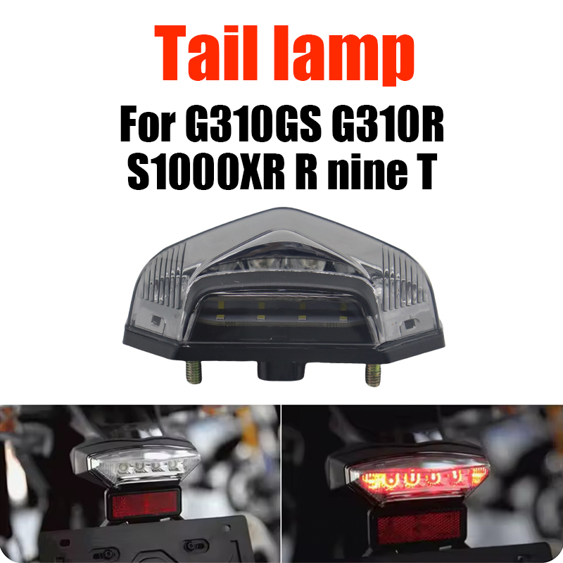 Motorcycle LED Rear Tail Light Brake Stop Lamp Turn Signal Indicator For BMW G310GS G310R S1000XR R nine T Taillight
