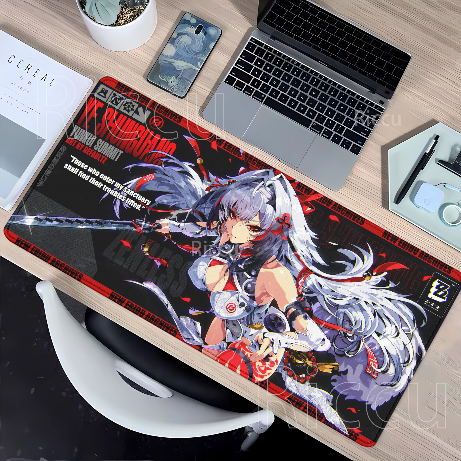 Ye Shunguang‌ Hoshimi Miyabi‌ Ellen Joe Mouse Pad Anime Girl Zenless Zone Zero ZZZ Gaming Keyboard HD Printing overlock Desk Mat