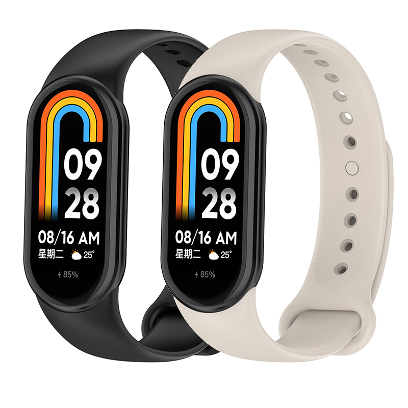 Official Silicone Strap for Xiaomi Band 10/9/8 Sports Comfortable Bracelet Wristband for Mi Band 10 Soft Belt Correa Accessories