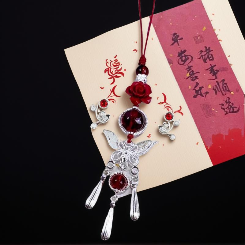 Unique Heaven Official's Blessing Anime Lanyard With Character Pendant for Mobile Phone and Keychain.