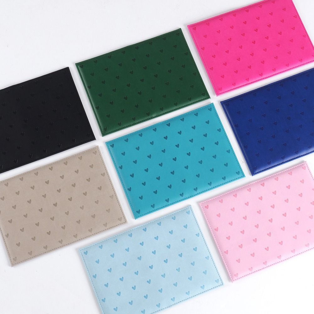 Luxury Love Printed Passport Protective Cover Portable Cute Travel Passport Case PU Leather Wallet Purse