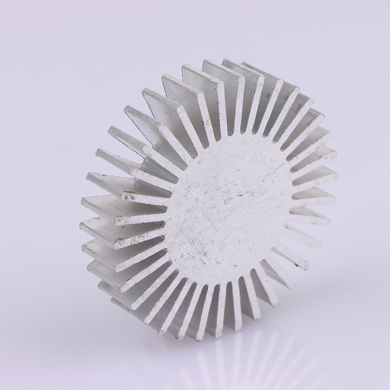 Hot Sale COB Radiator Diameter 50mm 3~7W High Power Led Heatsink Sunflower Solid Radiator Round Alloy Aluminum