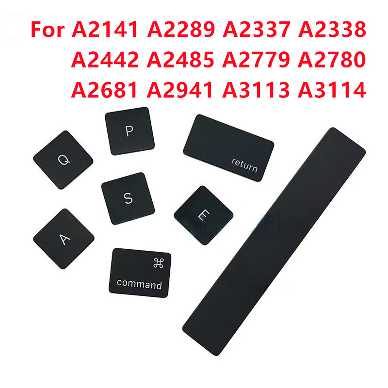 New Keycap For Macbook Pro 13" 14" 15" A2141 A2289 A2337 A2338 A2442 A2485 A2681 A2991 A3113 Key Cap 2019-2023 Year