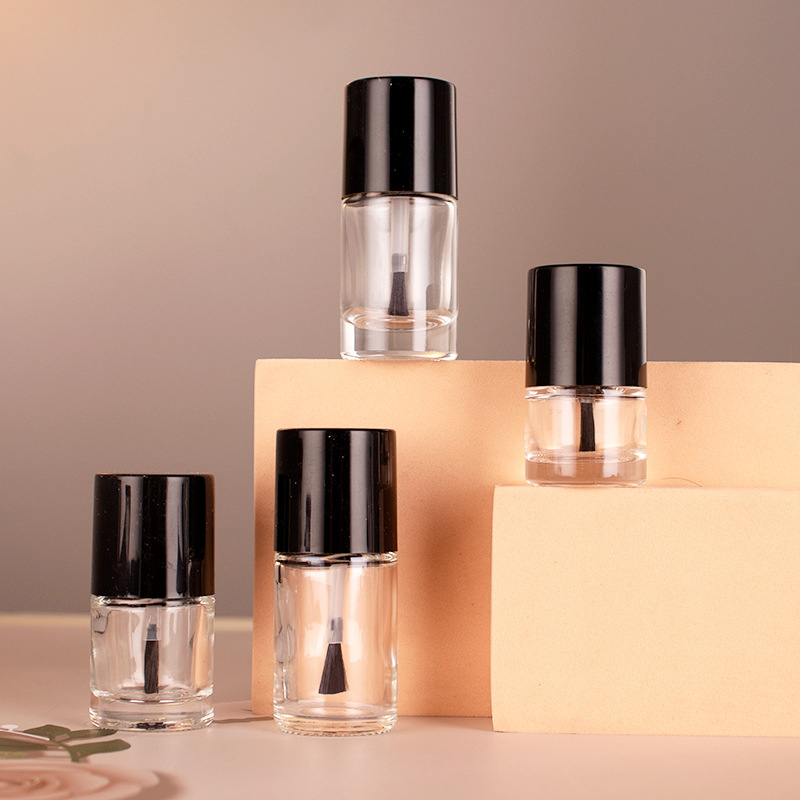 15ml Empty Nail Polishing Bottle Nail Gel Empty Bottle with Brush Glass Empty Blending Bottle Touch-up Container CF8