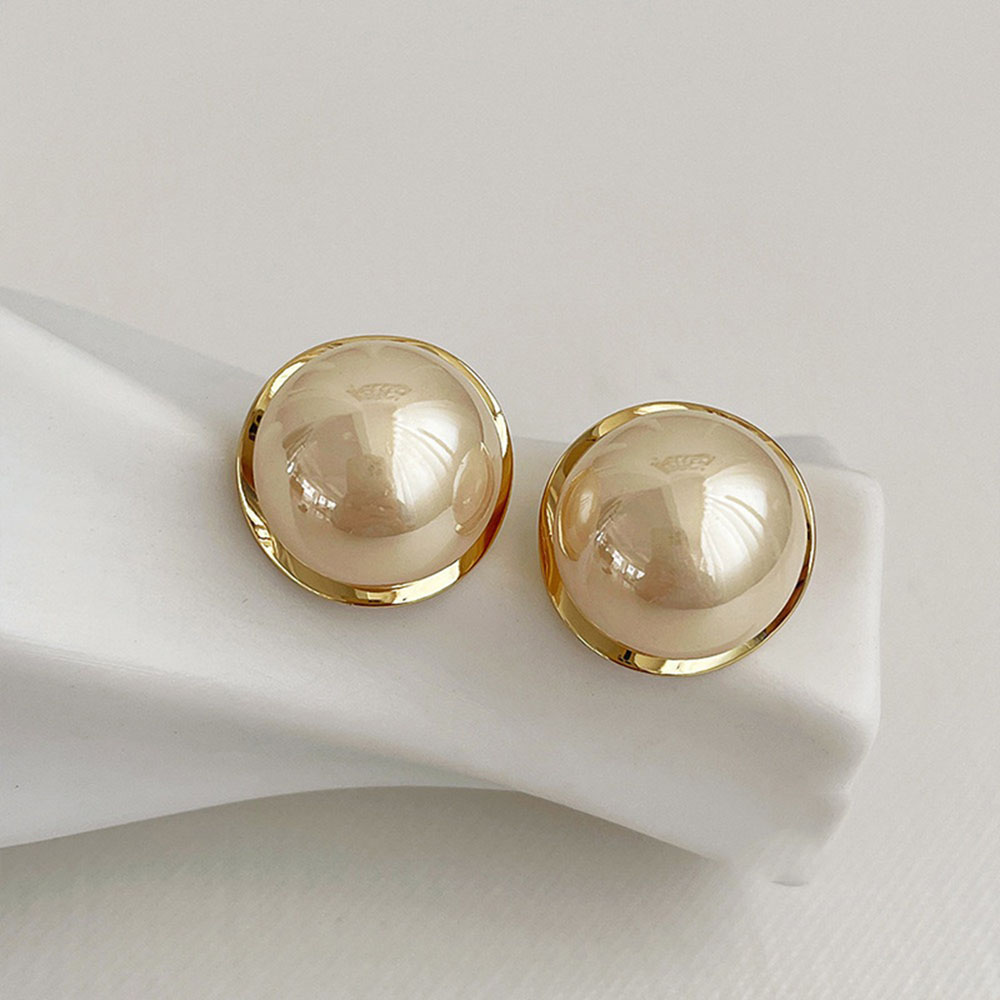 Korean Gold Color Hoop Earring for Woman Metal Elegant Vintage Geometric Statement Luxury Earrings Party 2023 New Jewelry