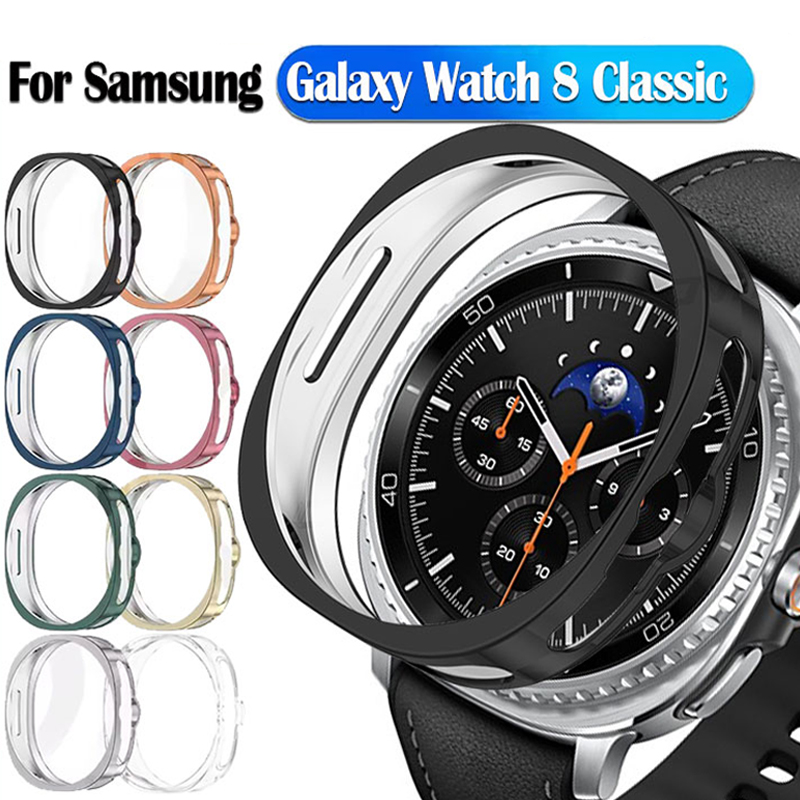 Ultra Slim Protector Case For Samsung Galaxy Watch 8 Classic 46mm Soft TPU Hollow out Cover Protective Bumper Shell Accessories