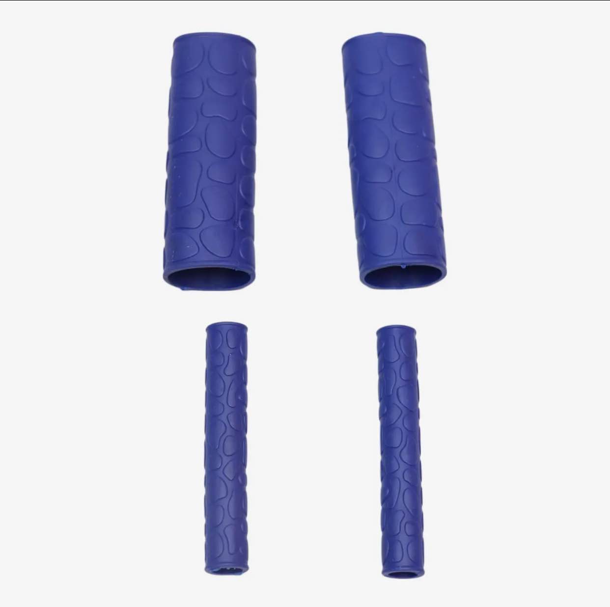 Rubber Hand Grip for Bike & Scooter (Blue)
