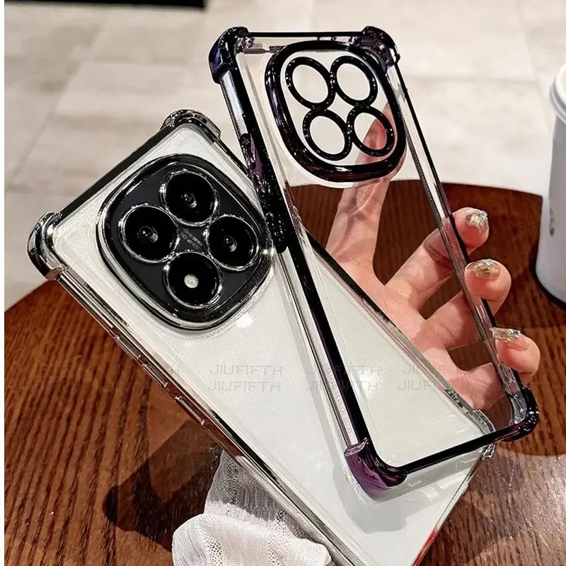 For Redmi Note 14 Pro Plus Phone Cases Note14Pro Fundas RedmiNote14 Pro 5G 4G Case Luxury Shockproof Armor TPU Back Cover