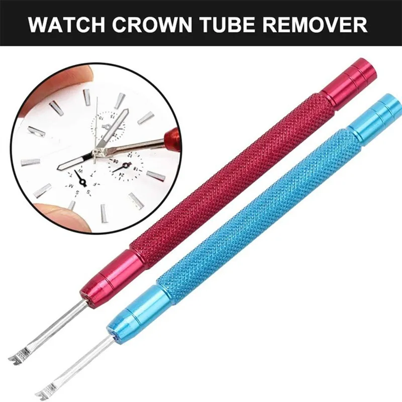 1PCS/2PCS Watch Hands Lever Watch Needle Lifting Removing Watch Repair Accessory (Red Blue) for Watchmaker Watch Repair Tools