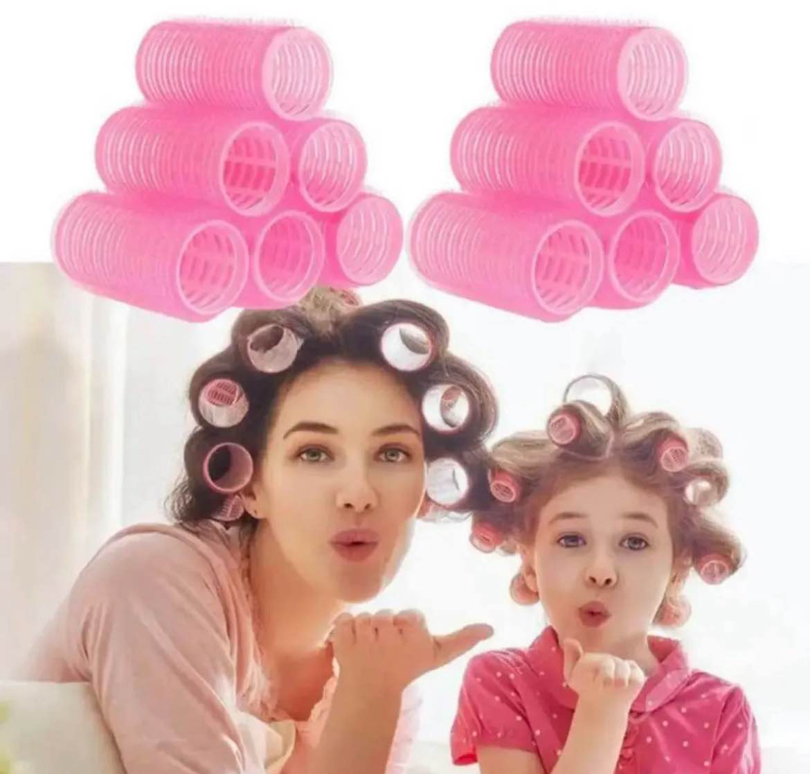 Heatless Velcro Hair Roller 4.0cm ( 40mm)6 pieces set