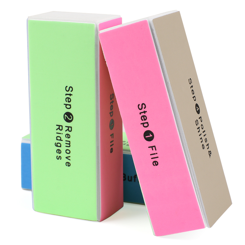 5 Pcs Nail File Set Double-sided 80-240 Grit Nail With Scale Nail Art File Grinding Sanding Buffer Buffing Manicure Tool