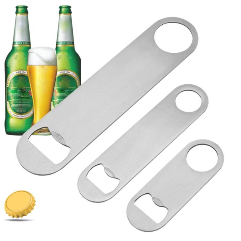 1PC Durable Bottle Opener Stainless Steel Flat Speed Bottle Cap Opener Remover Bar Blade Kitchen Tool pen gpt