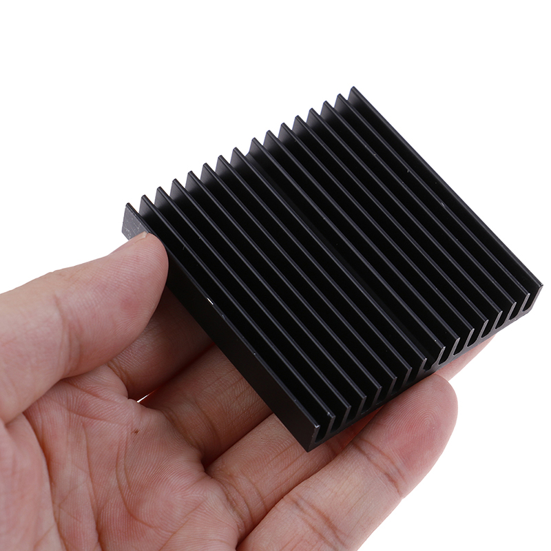 New Sale 1pcs 60*60*10mm Black Aluminum Radiator Motherboard Chip Heatsink