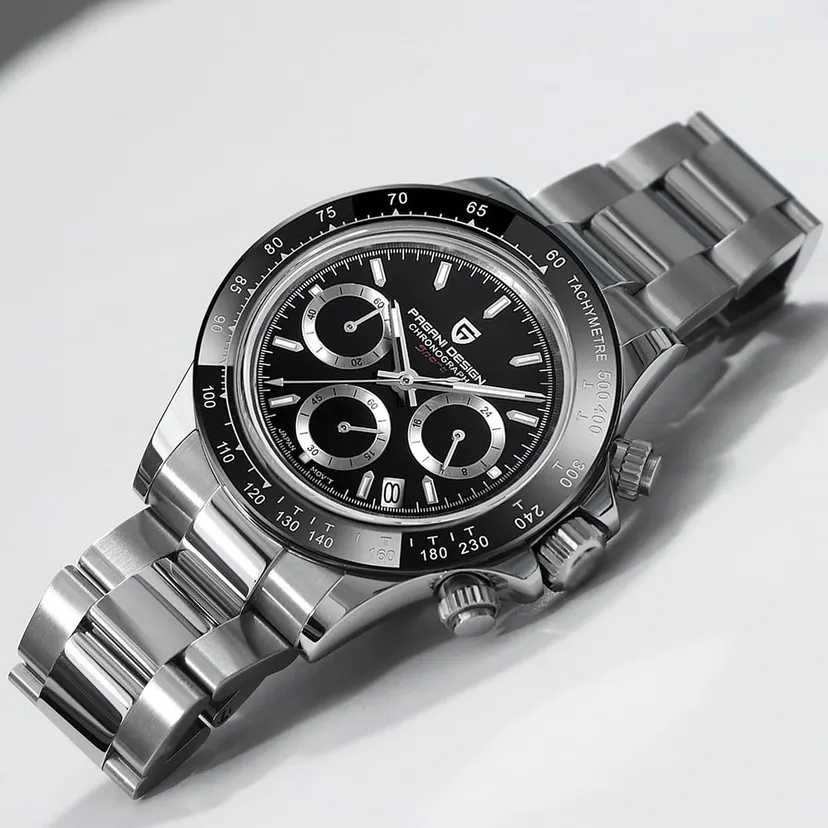 2026 New PAGANI DESIGN Top Man Sports Quartz Watch Sapphire Stainless Steel Waterproof Chronograph Watches Men Reloj Hombre