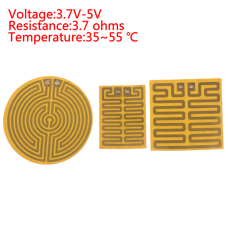 USB 3.7-5V Mini Heating Heater Pad Massage Tool For Warming Body Foot Winter Portable Warm Plate For Mouse Pad Shoes Golves