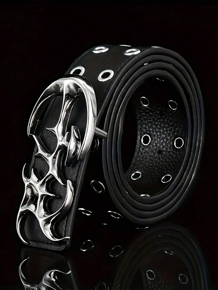 Genuine leather men belts fashionable retro trend belts for men jeans versatile rivet metal belt men