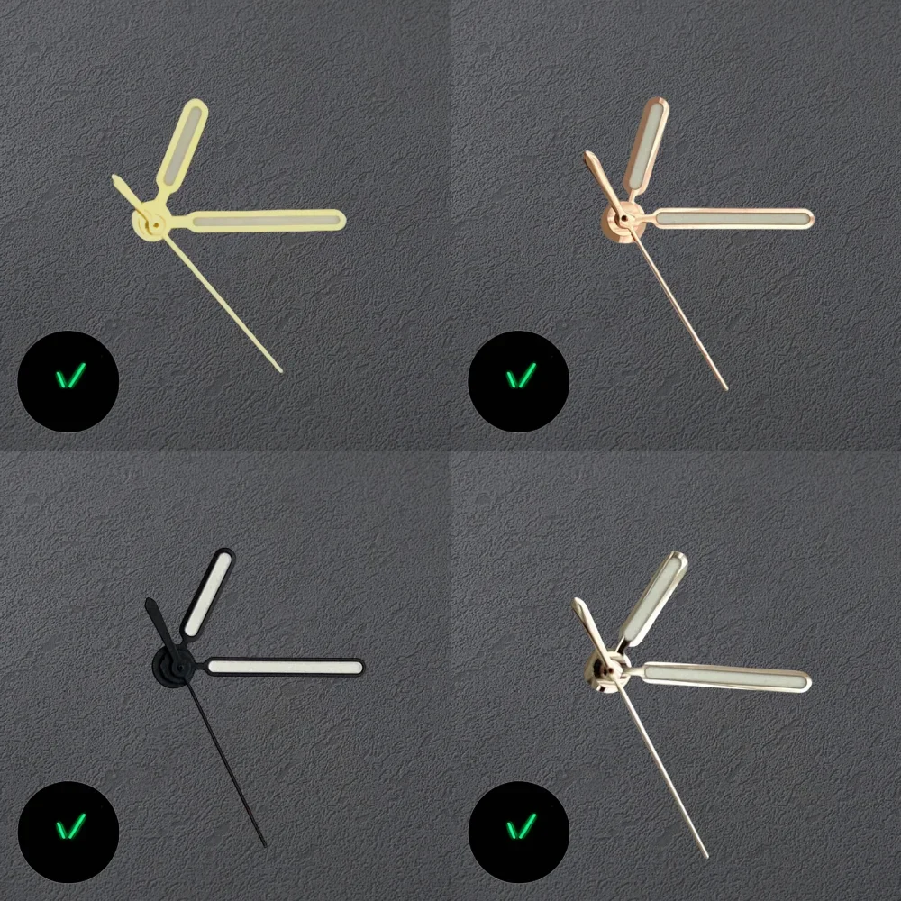 Luminous Watch Hands for NH35 NH36 7S26 7S36 4R35 4R36 Movements Silver Red Blue Green Black Sub Watch Pointers